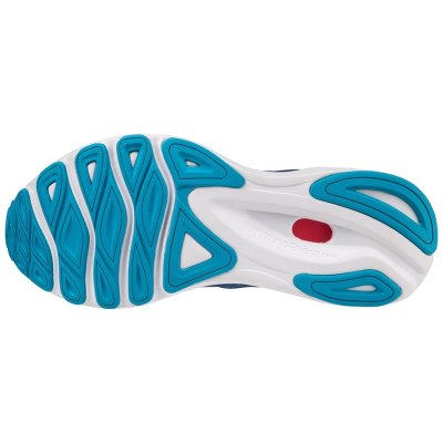 Zapatillas Para Correr Mizuno WAVE Skyrise 4 Hombre - Azul Marino / Turquesa / Naranjas - Chile M03